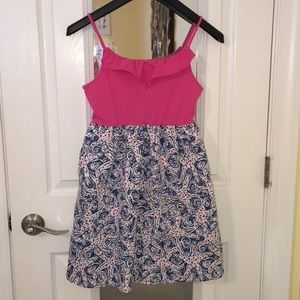 LILLY PULITZER EMMALINE DRESS INDIGO STAR CRUSH